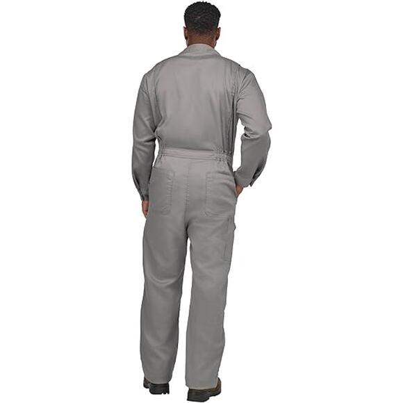 NWT Bulwark FR Men's Lightweight Excel FR ComforTouch Deluxe Coverall gray 48 - Picture 2 of 5